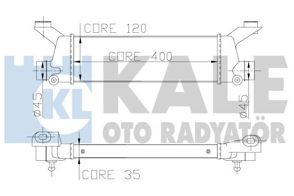 KALE OTO RADYATÖR Интеркулер 347900